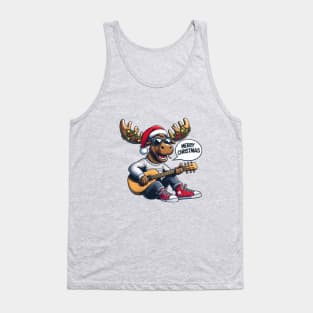 Merry Christmoose Moose Christmas 2024 Tank Top